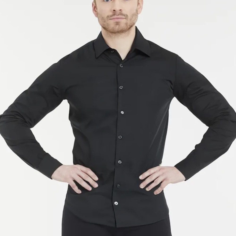 Apt. 9 Men's Classic Black Dress Shirt - Picture 3 of 4